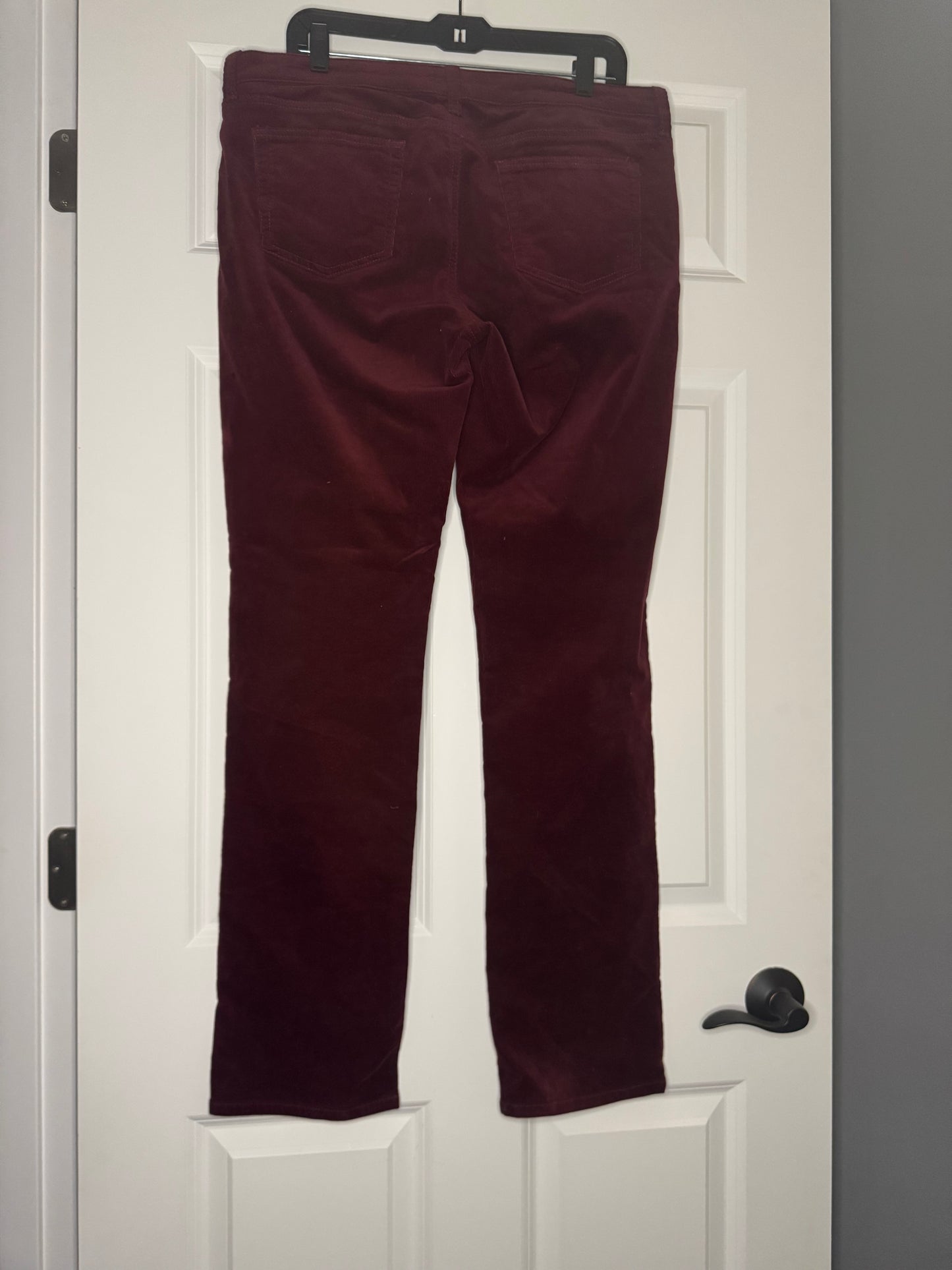Edyson corduroy jeans maroon 32 long Windsor straight leg