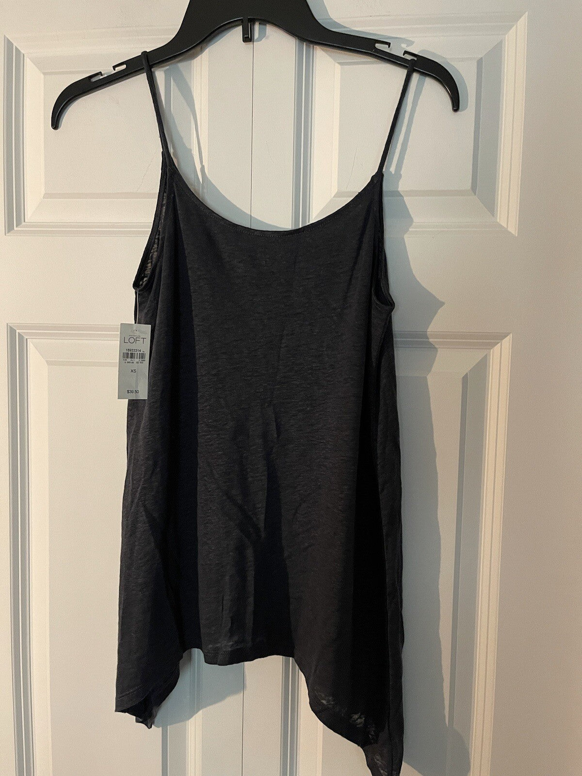 Ann Taylor Loft xs sleeveless blouse blue nwt