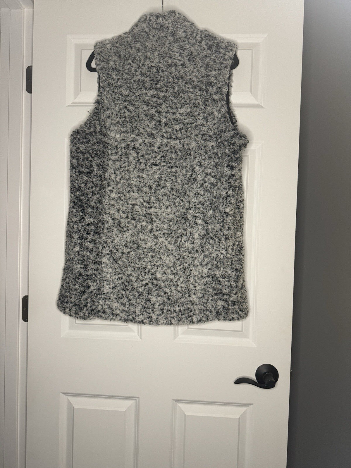 Betseys Boutique Shop Vest Xl Gray Black Mix
