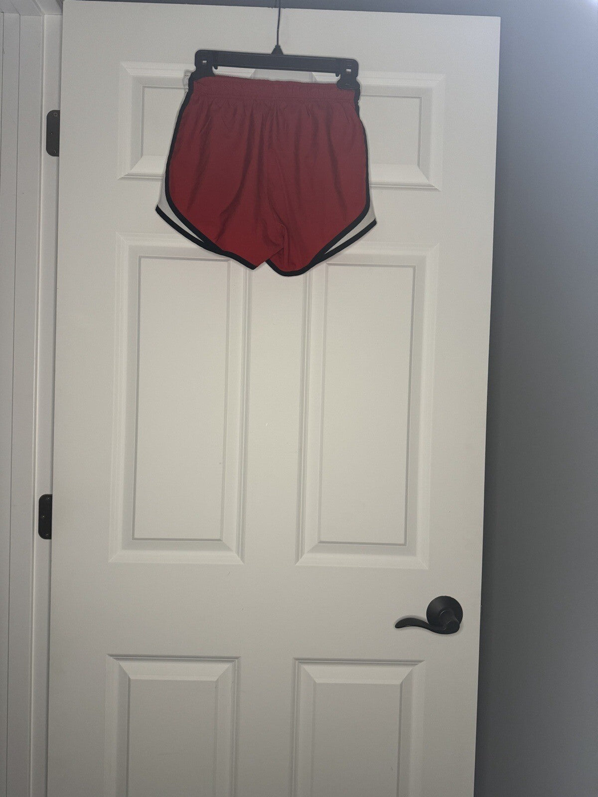 Nike Dri Fit Running Shorts With Liner XS Red Black White