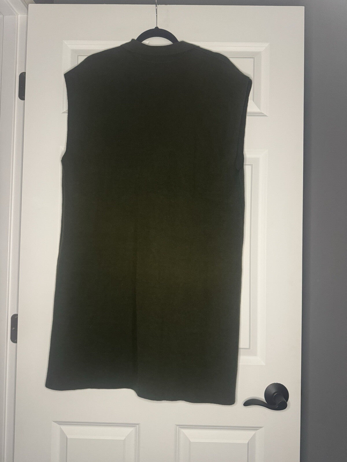 J Jill Sleeveless Long Cardigan Green Large