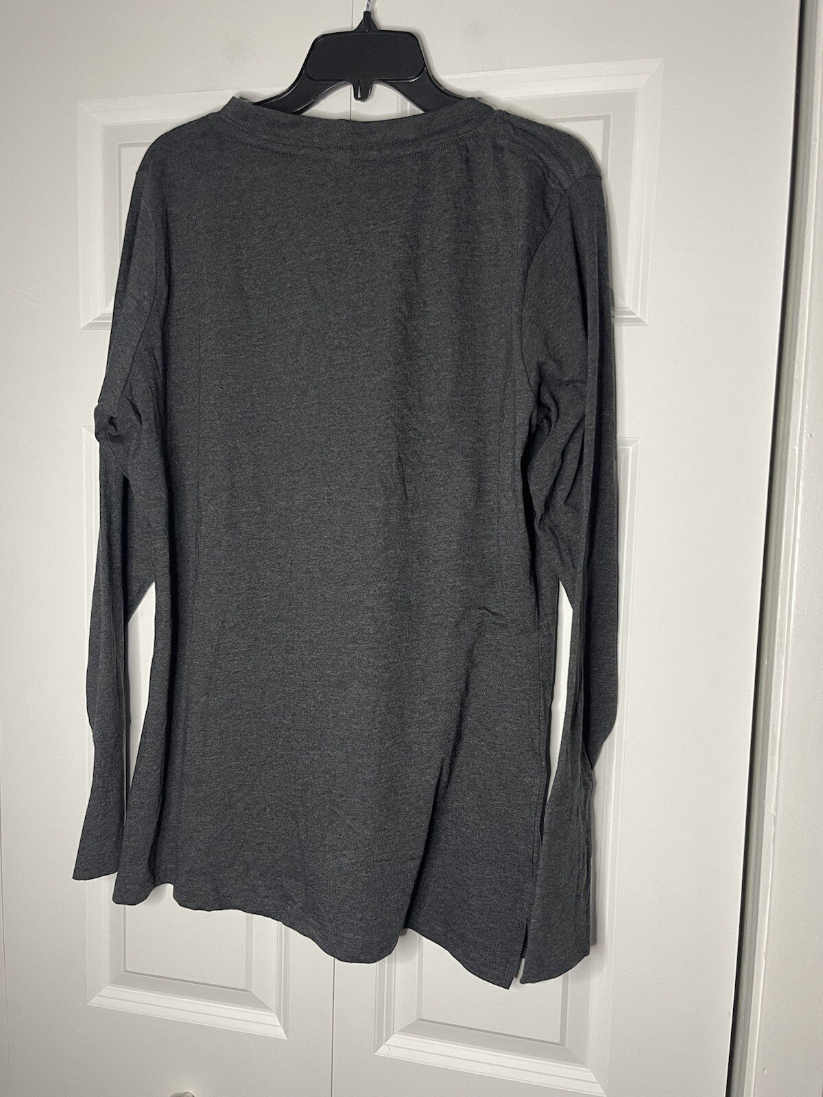 Live and Tell long sleeve blouse xl charcoal NWT