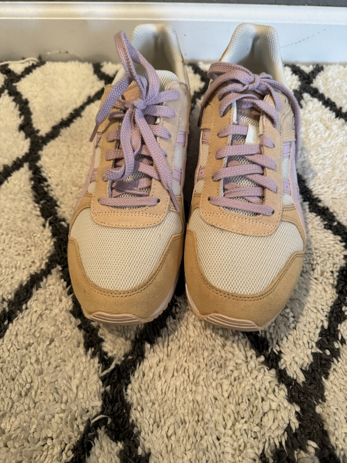 ASICS Sneakers Pink White Peach Size 11