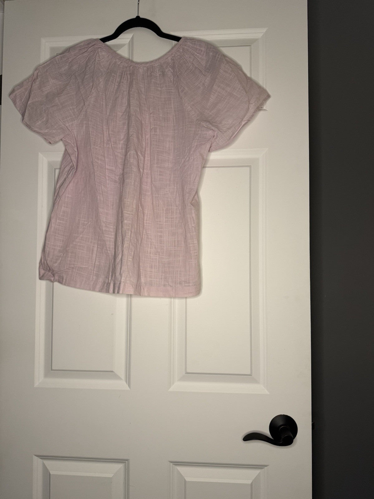 Old Navy Short Sleeve Sheer Top Large Lavender NWT