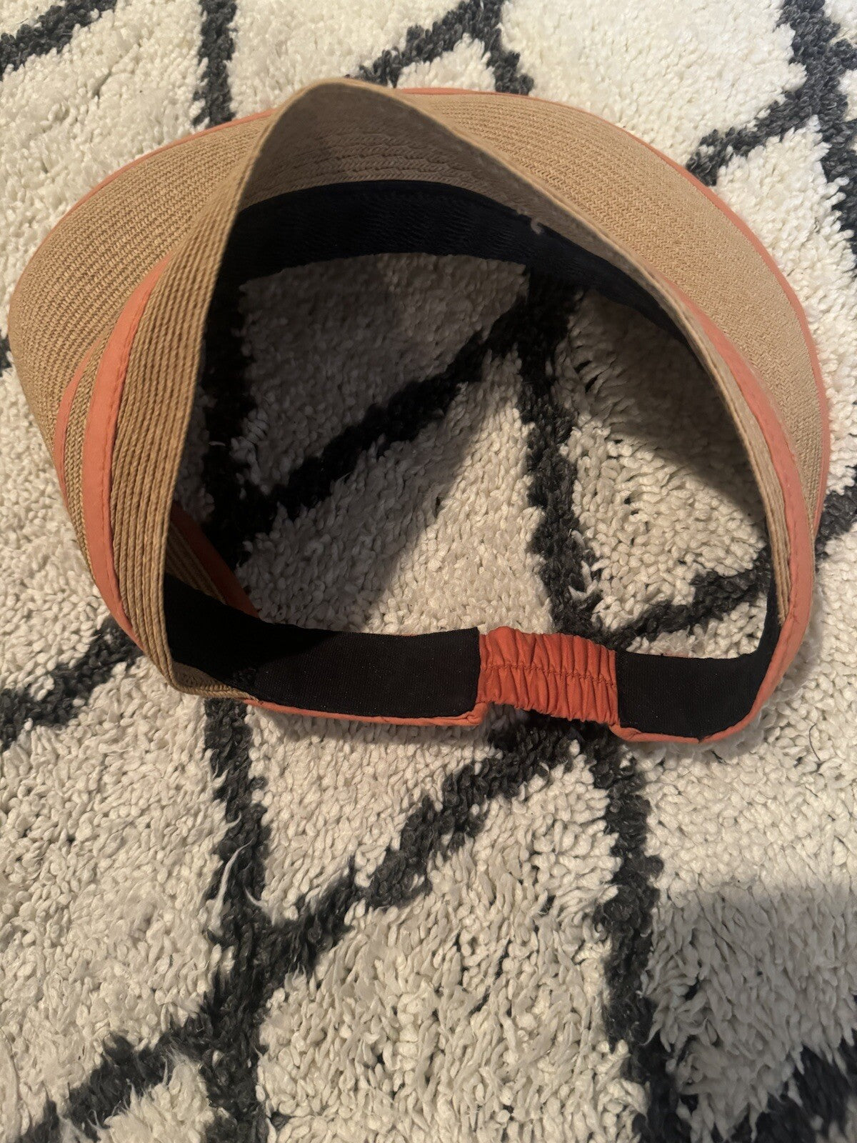 Nordstrom One Size Beach Hat Tan Peach