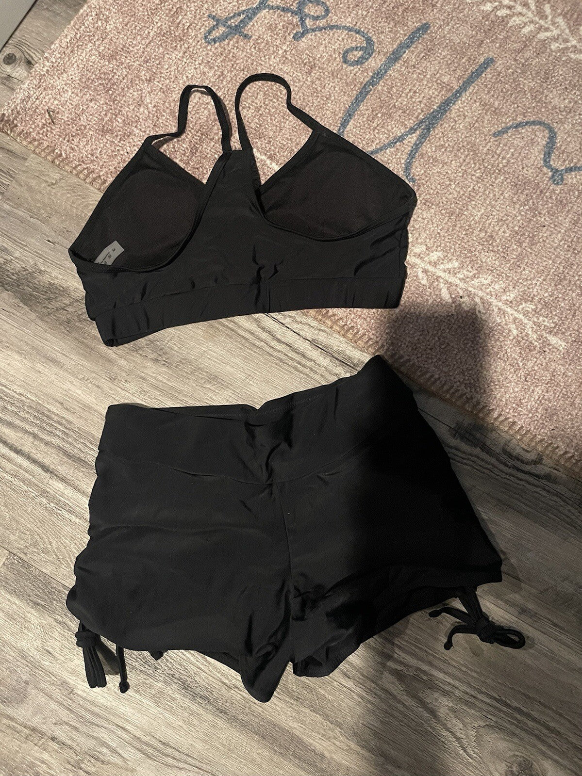 Unbranded 2 piece bikini medium black NWOT