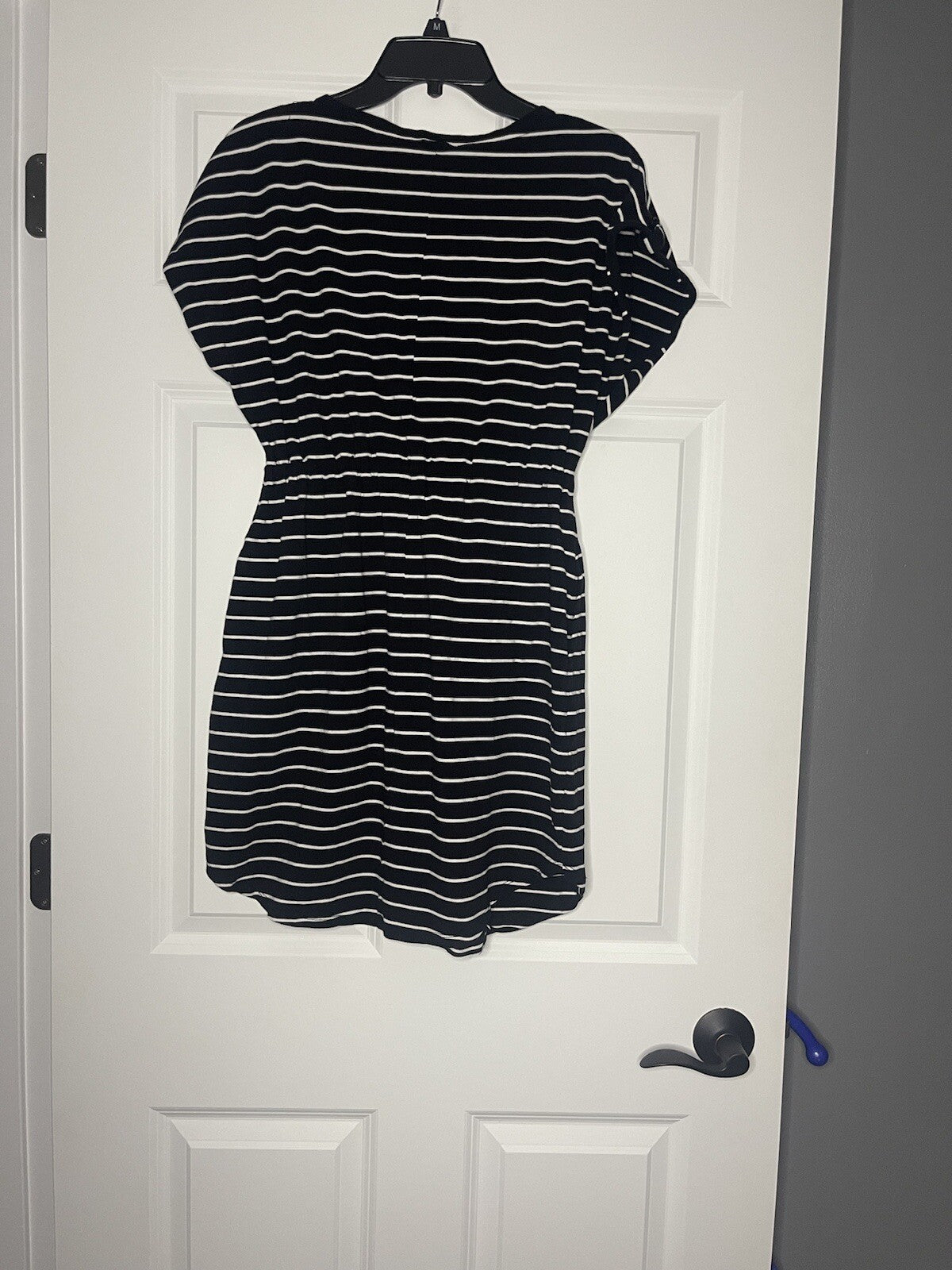 Rafaella dress black and white striped medium