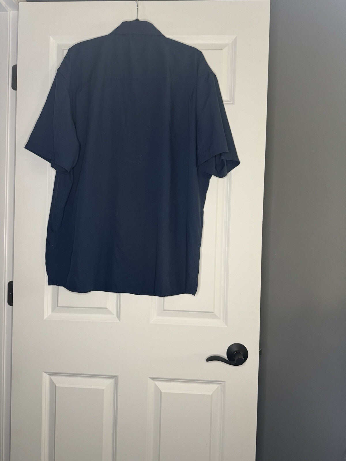 Huk Short Sleeve Button Up Shirt Blue Xxl Never Worn