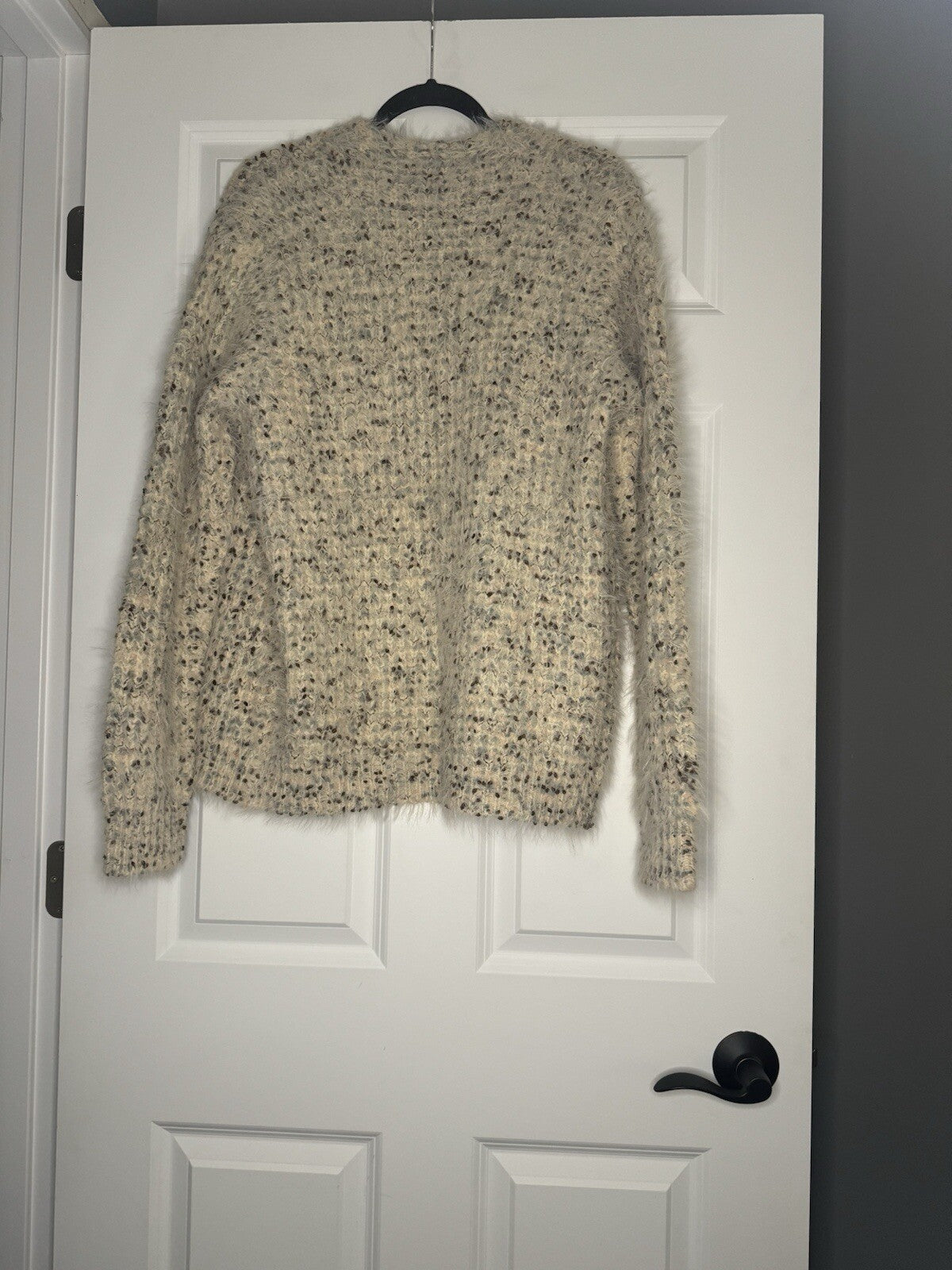 Mystree Cardigan Large Blue Pink Brown Cream Mix Super Soft