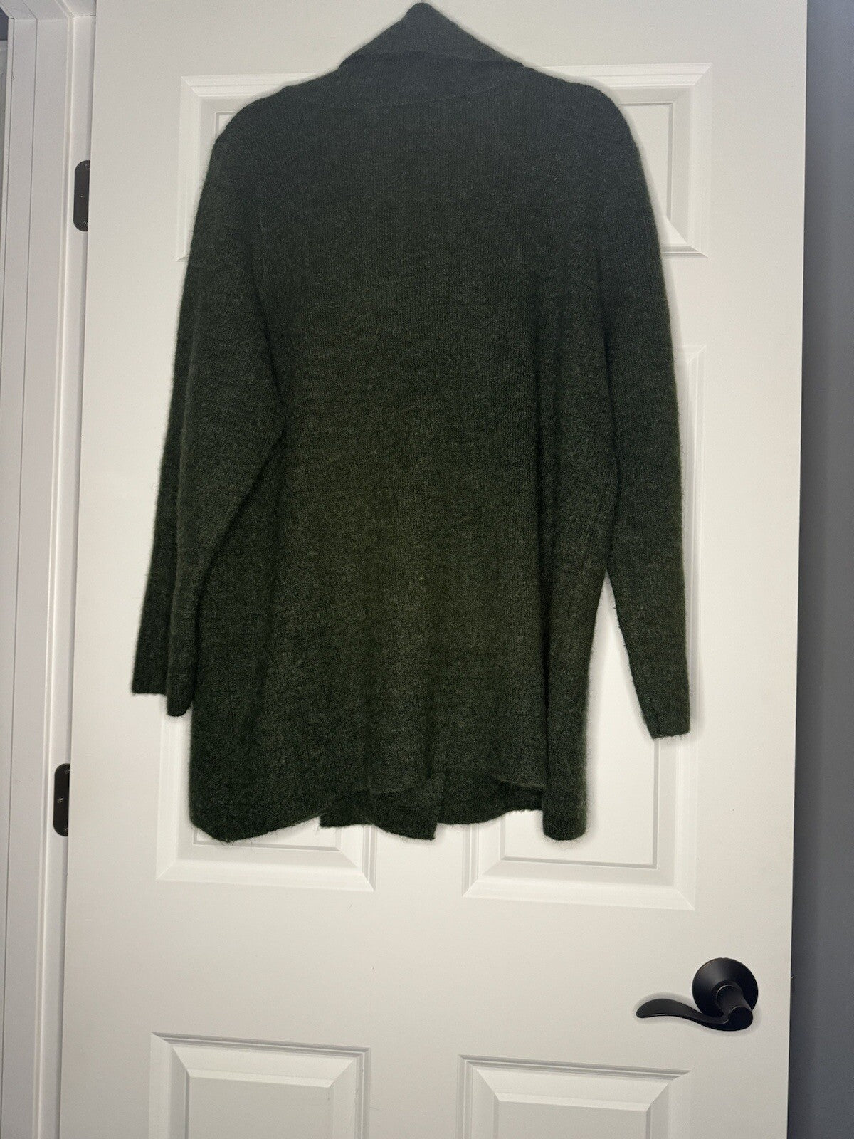 Max Studio Cardigan 2x Green W Decor Button