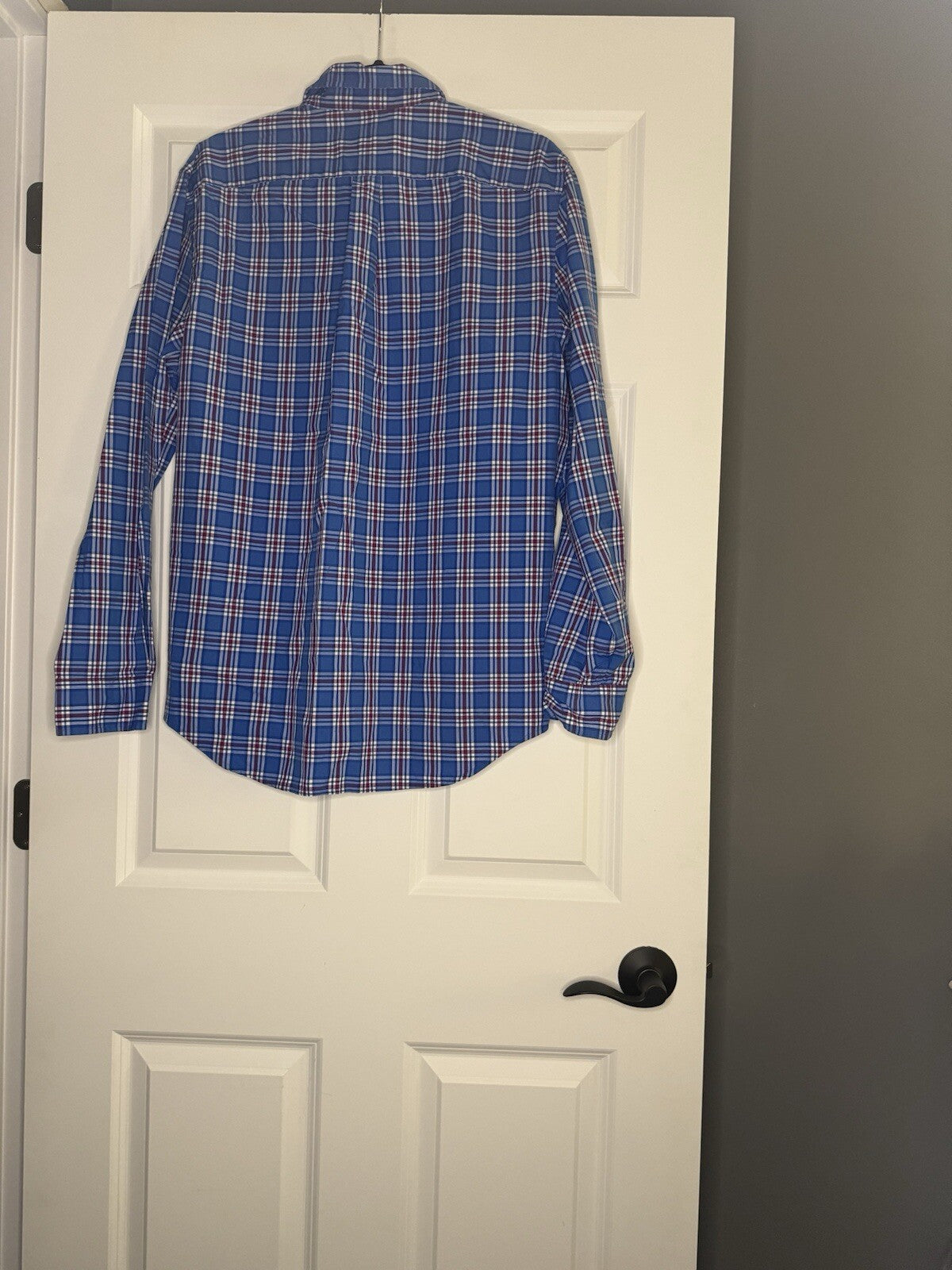 Vineyard Vines Classic Fit Tucker Shirt Blue Red White Stripe Medium
