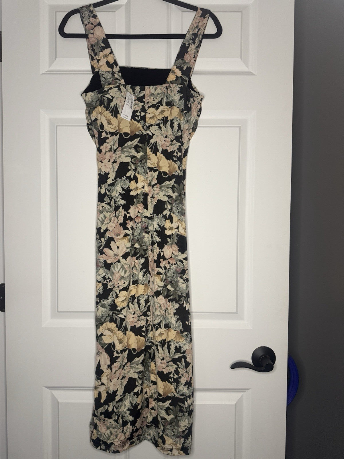 Maurice’s Sleeveless Dress Cinch Sides Small Black Multi Floral Nwt 44.90