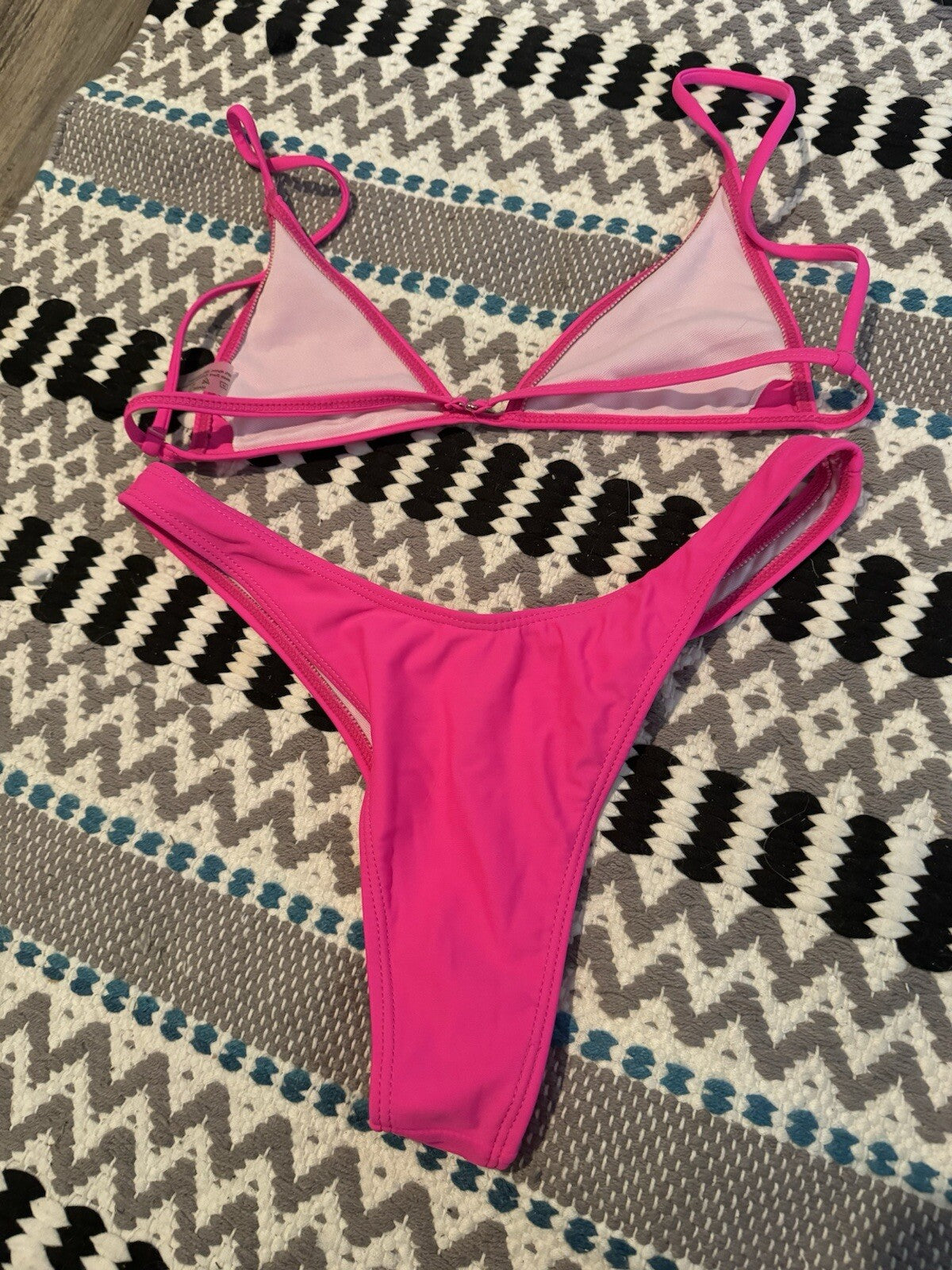 Unbranded 2 Piece Bikini Hot Pink Small No Padding