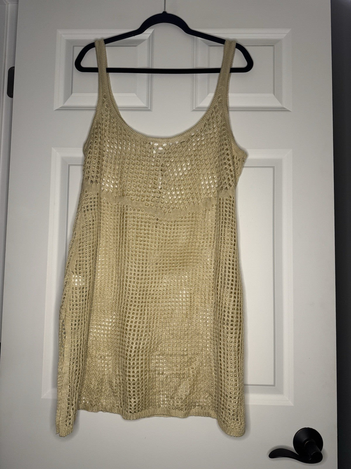 Venus Tan Mesh Swimsuit Cover 1x New Without Tags