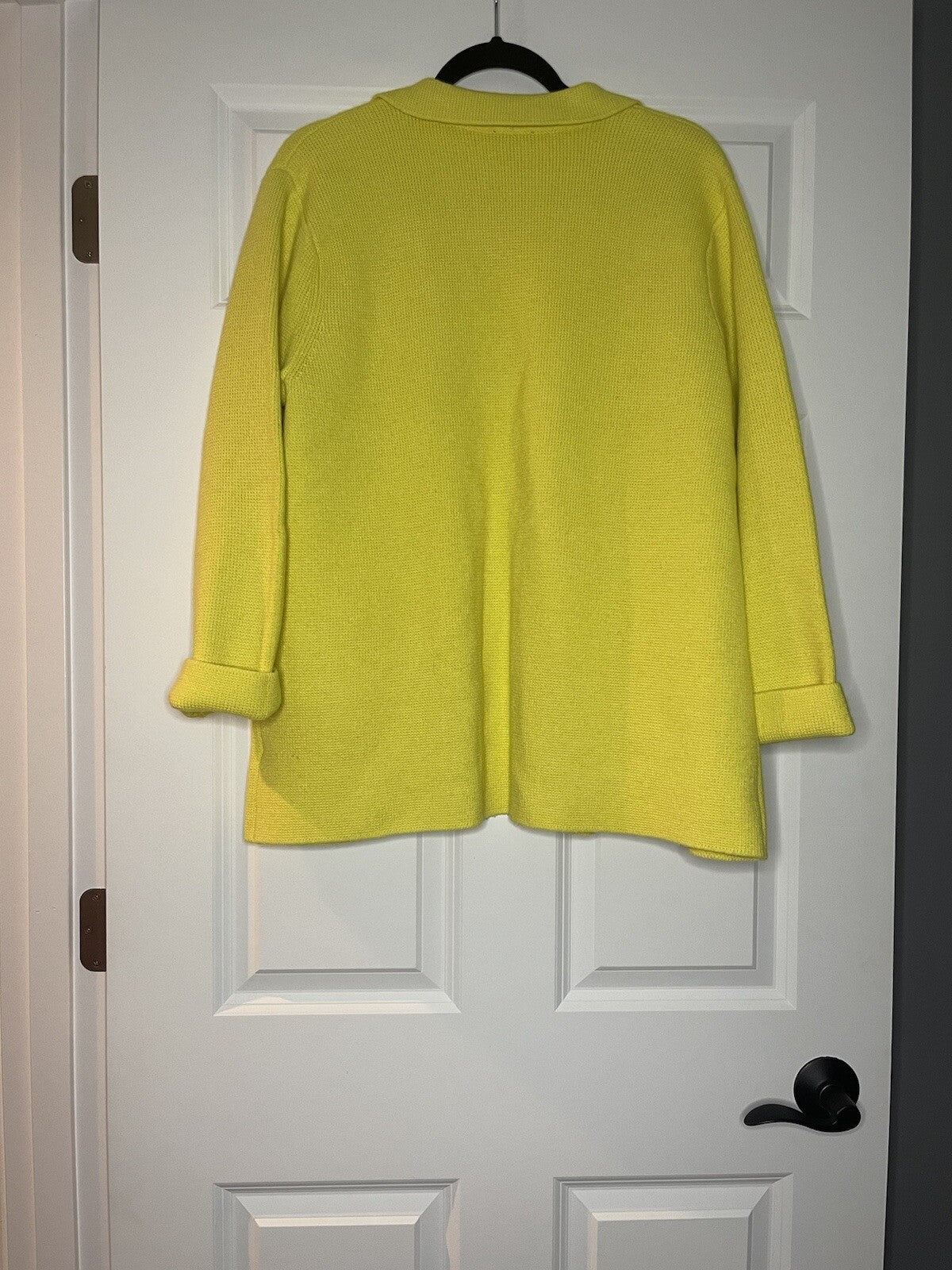 Talbots cardigan yellow large petite NWT
