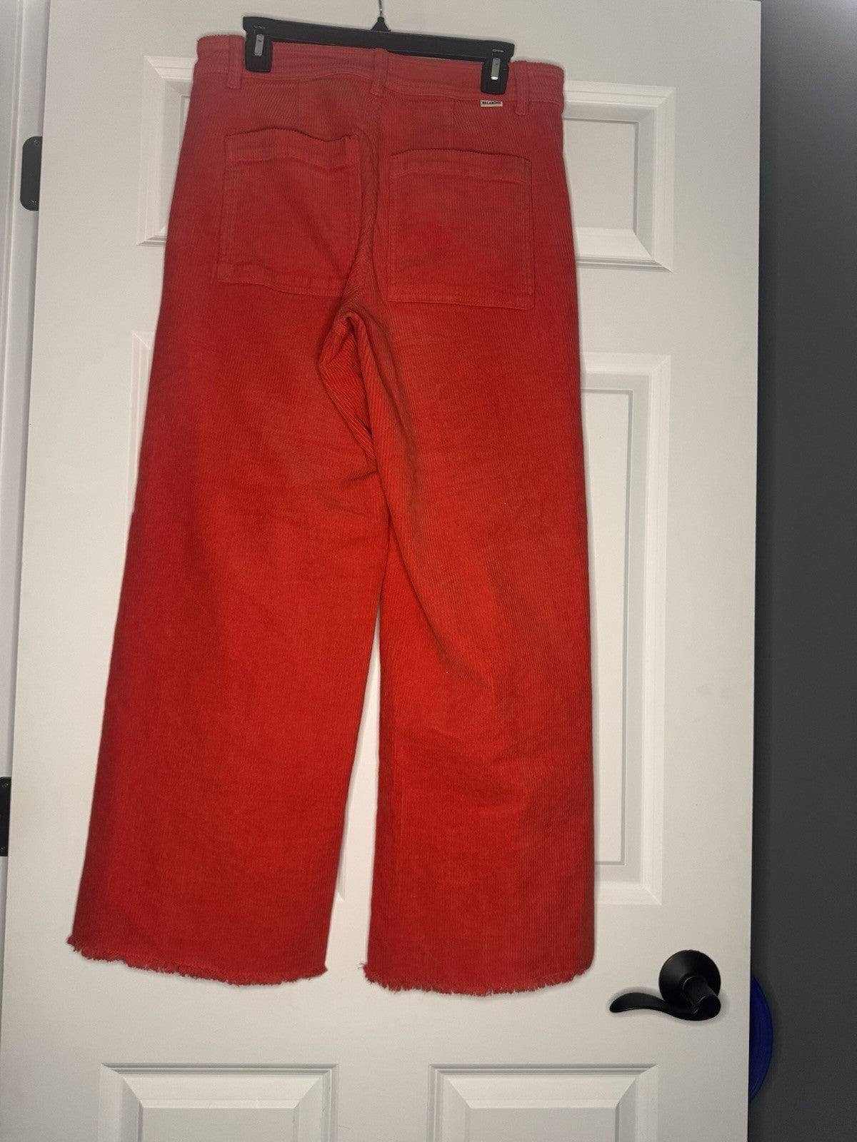 Billabong Corduroy Wide Leg Pants Size 30 Red