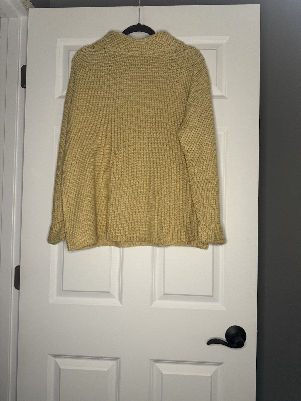 J Jill Large Knit Sweater Tan