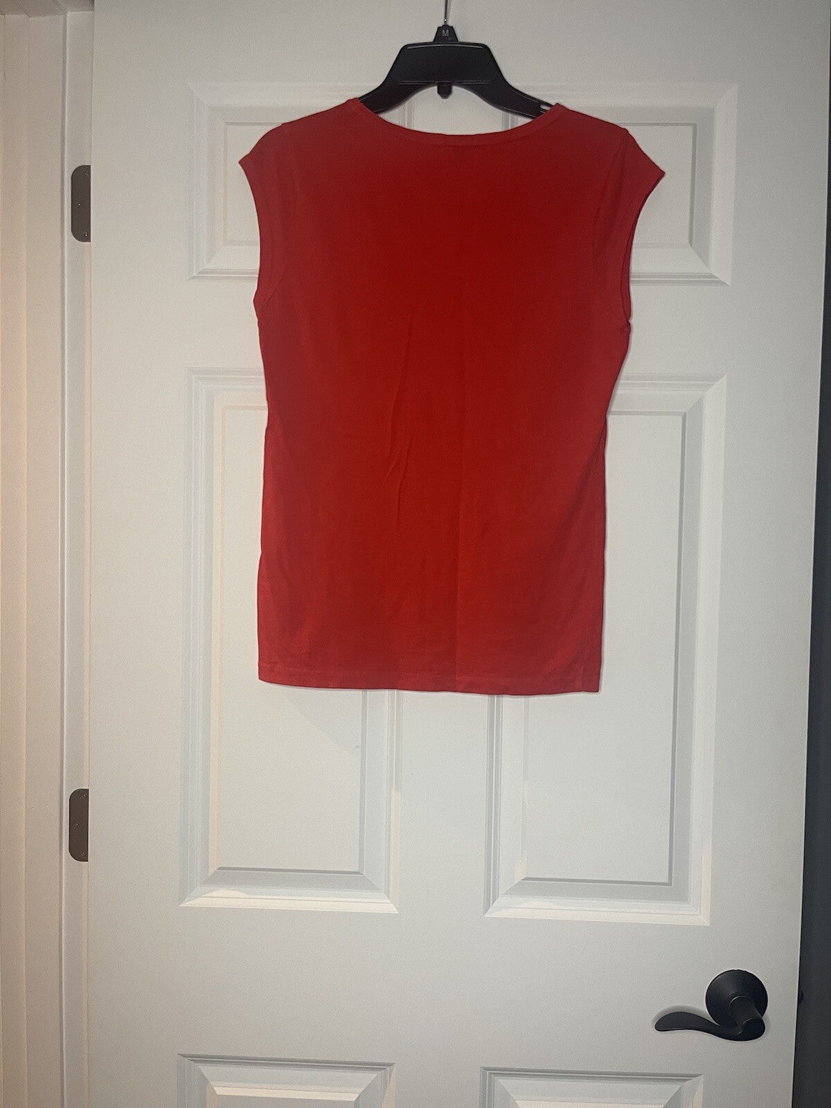 J crew short sleeve blouse small red