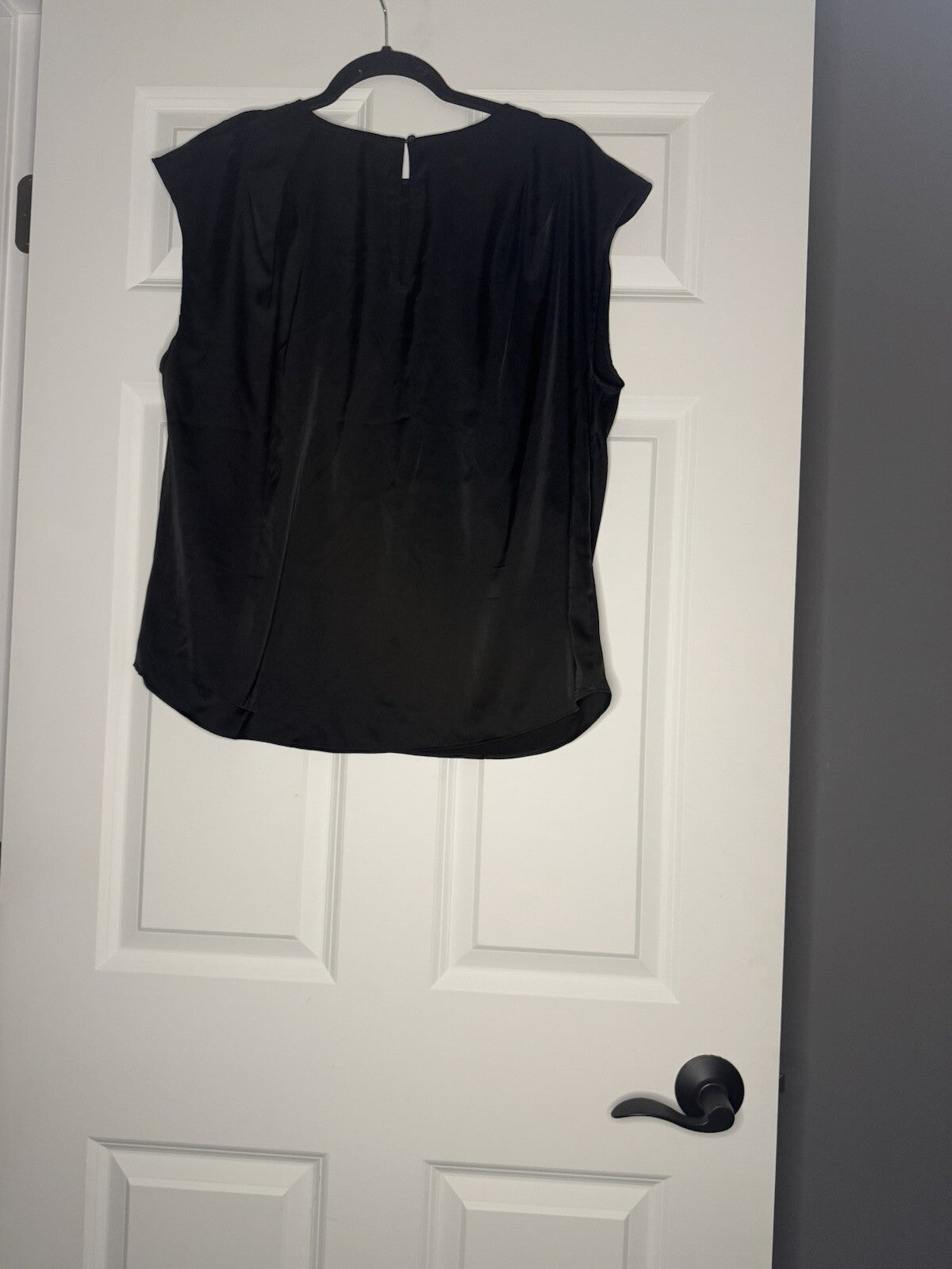 Express Short Sleeve Blouse Black Large