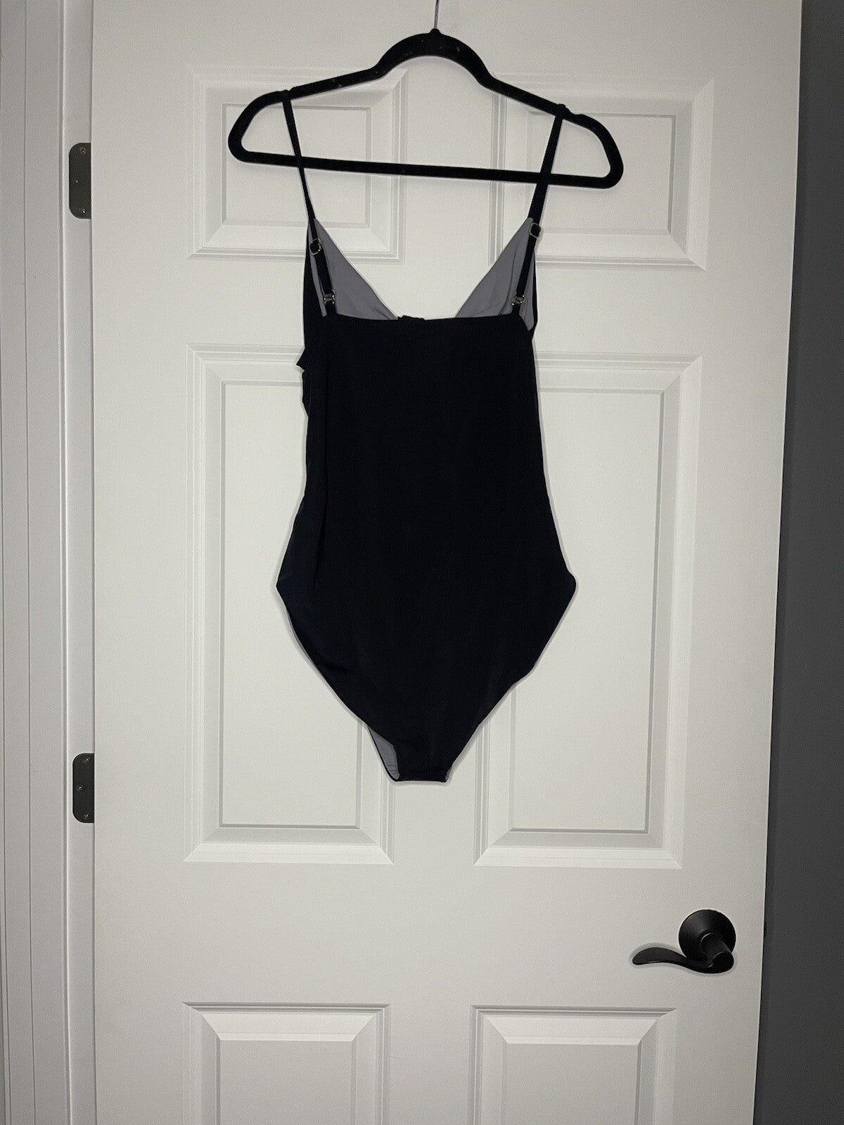 Fleur One Piece Swimsuit Xl Charcoal And Gray Nwt