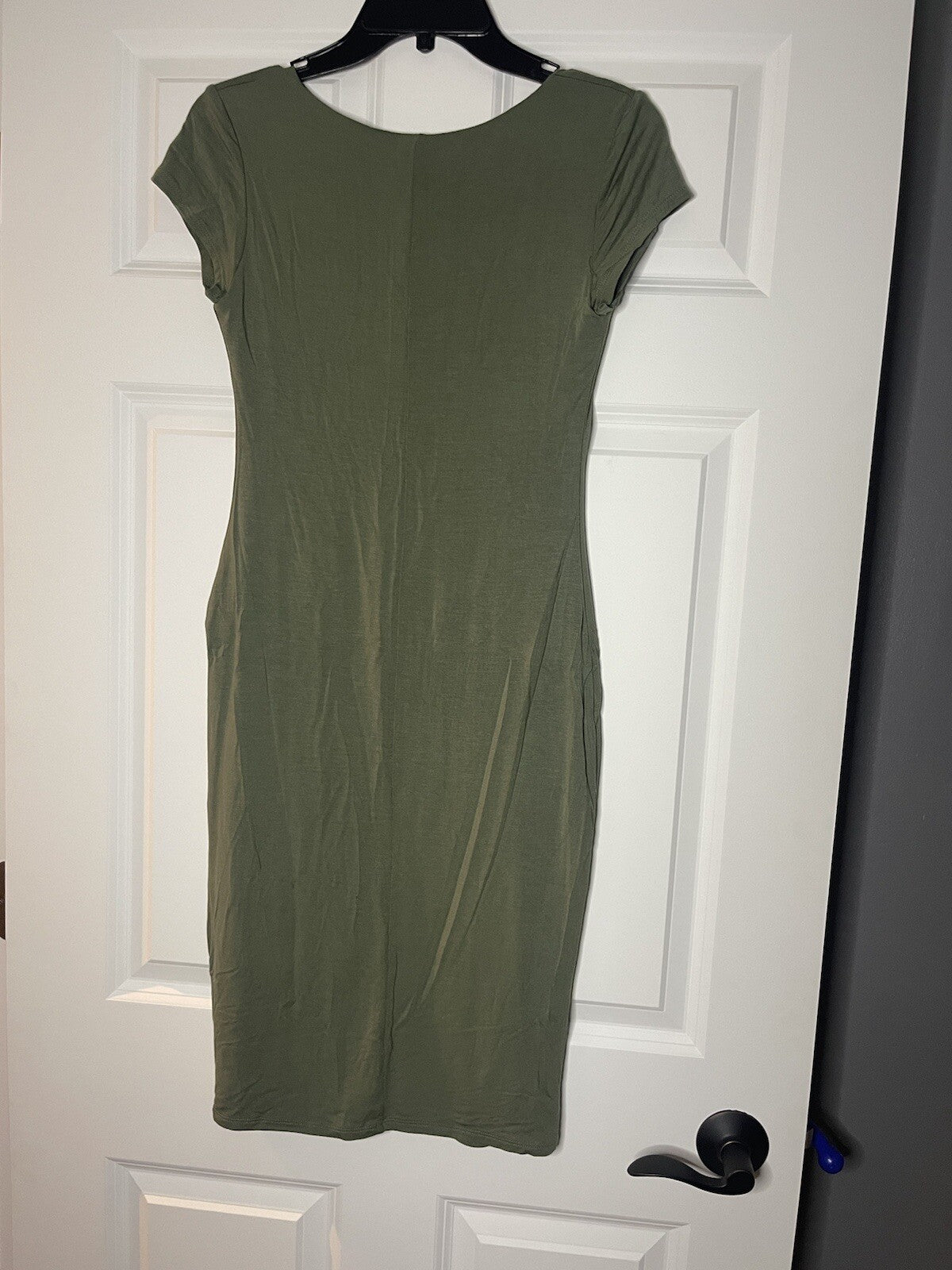 Maverick the collection short sleeve dress green medium nwt