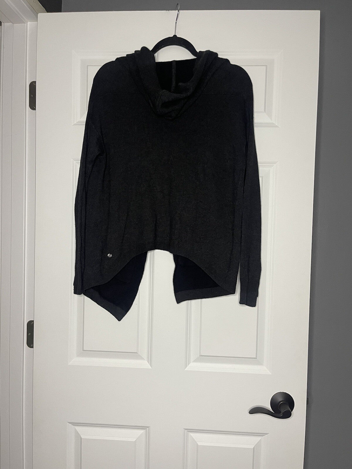 Lululemon cardigan size 6 charcoal ribbed