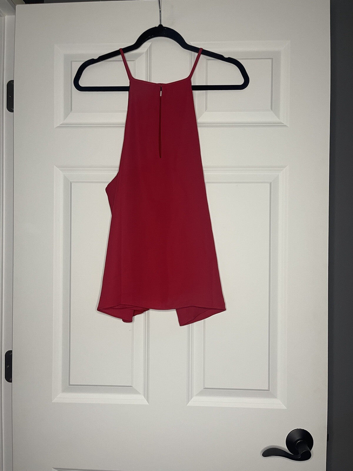 Banana Republic sleeveless blouse xl red NWT