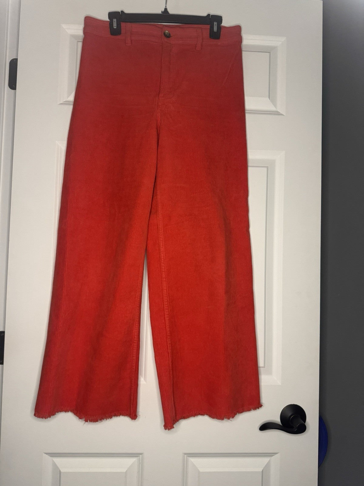 Billabong Corduroy Wide Leg Pants Size 30 Red