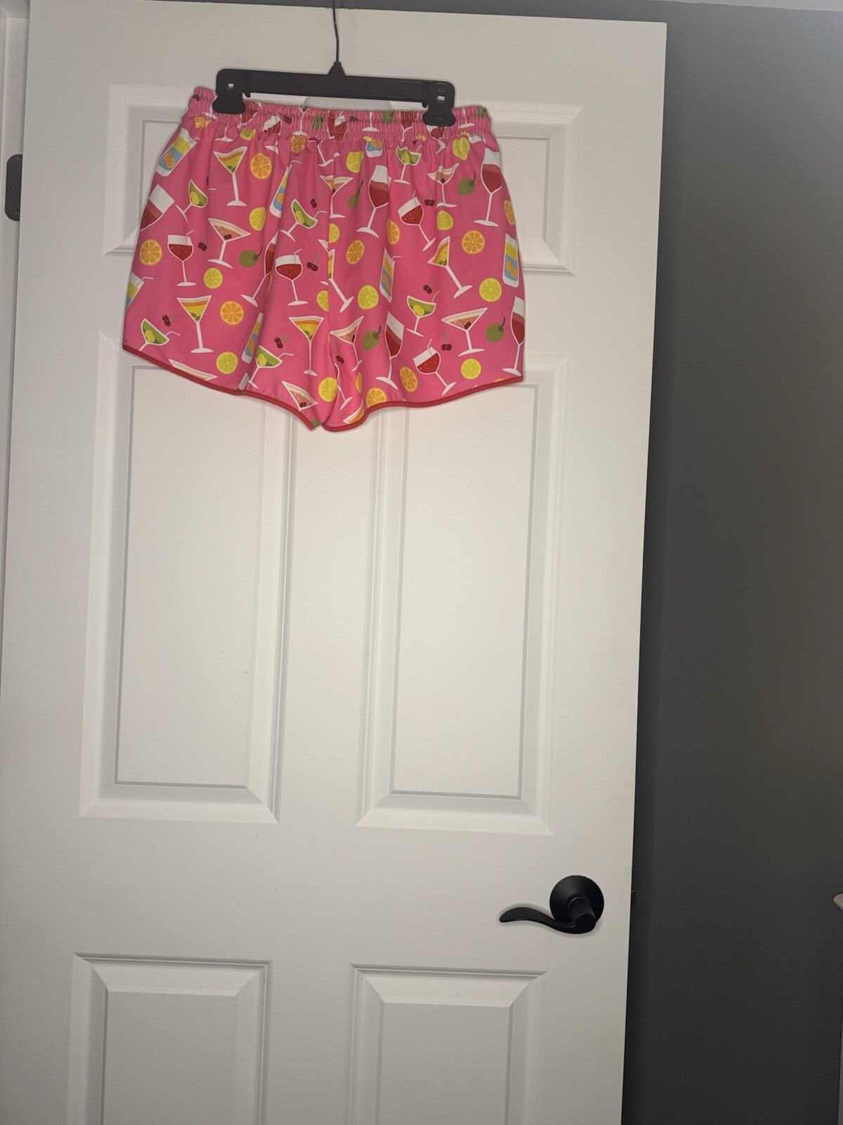 Jess Lea Xl Shorts Pink With Multi Color Martini Print