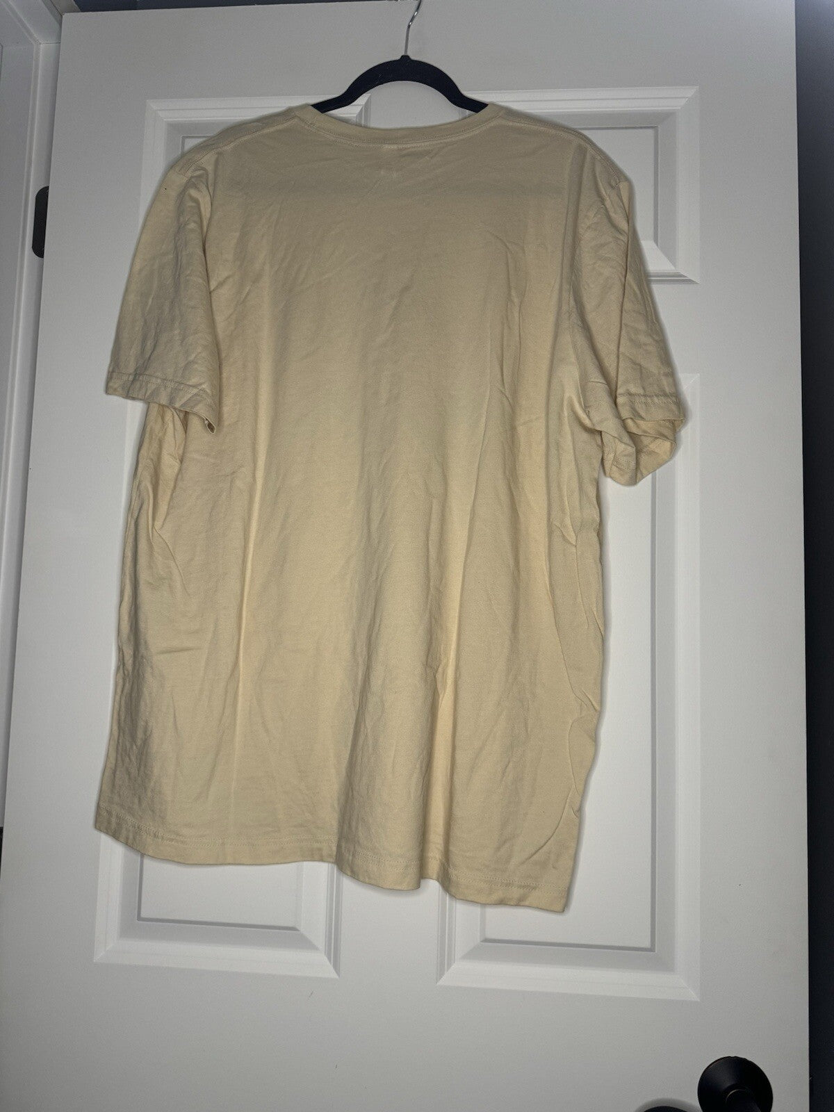 Bella Canvas T Shirt 2xl Beige W Multicolor Pumpkin Graphic