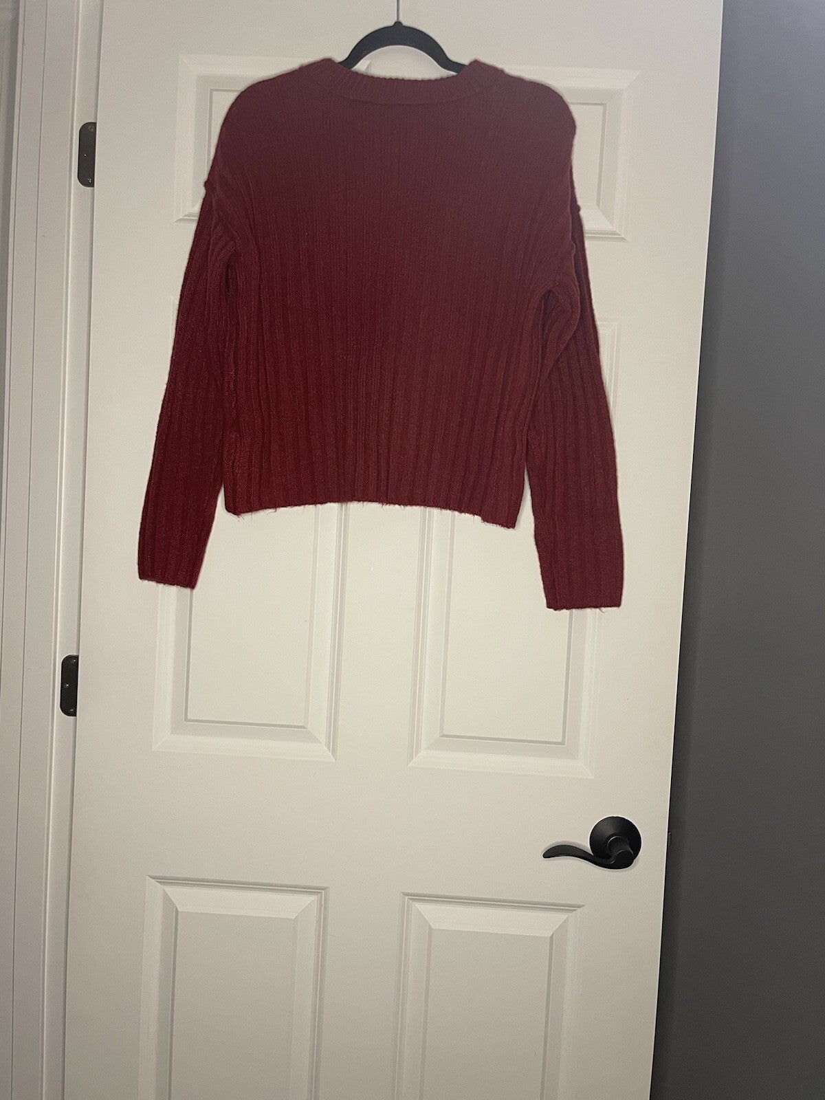 American Eagle Sweater XS Red Ribbed New With Tags