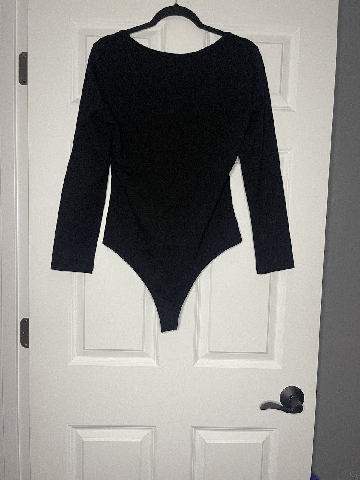 Maverick long sleeve bodysuit black large NWT