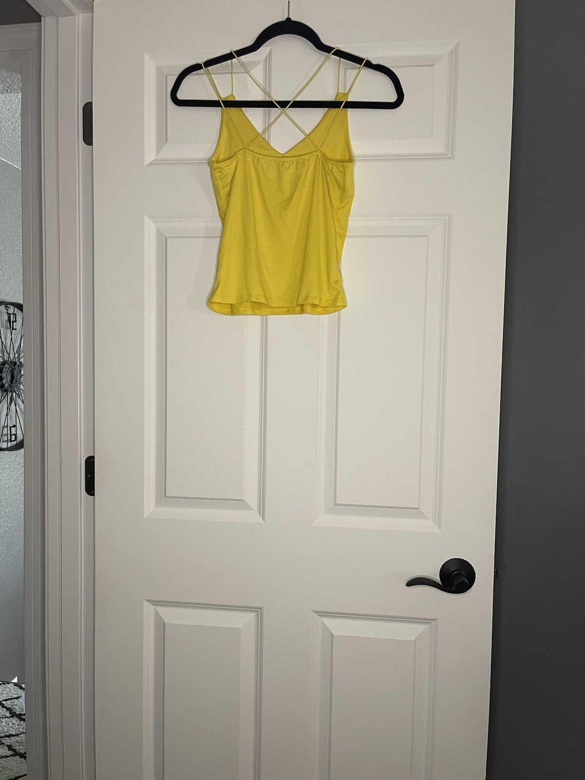 Gaze Sleeveless Crop Top XS Yellow