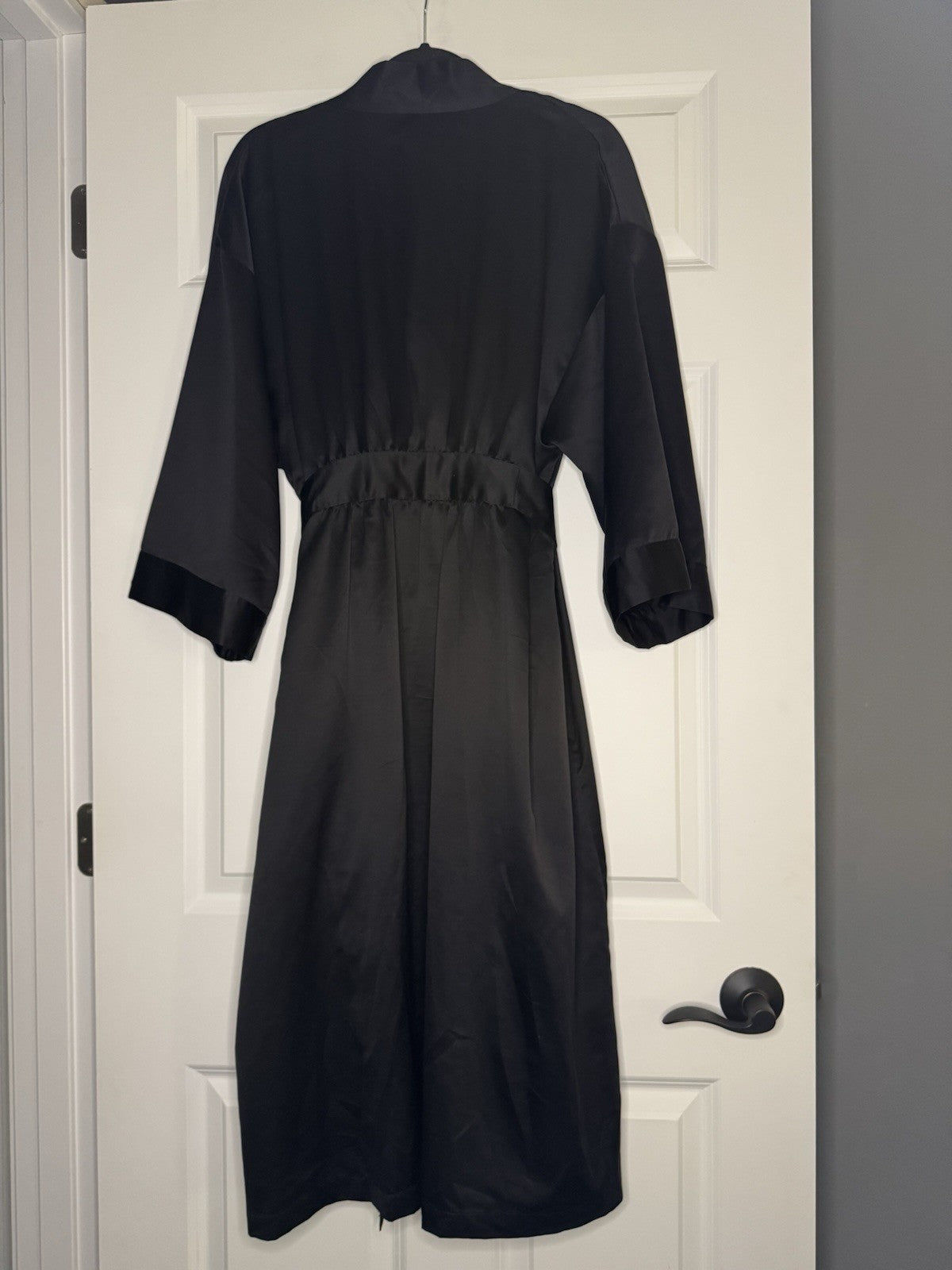 Cabernet Black Robe W Belt Xl