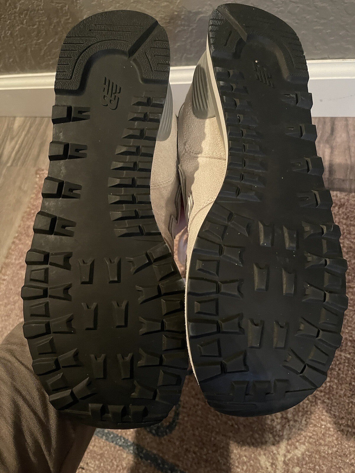 New Balance Sneakers Gray Baby Blue Size 10 Worn Once