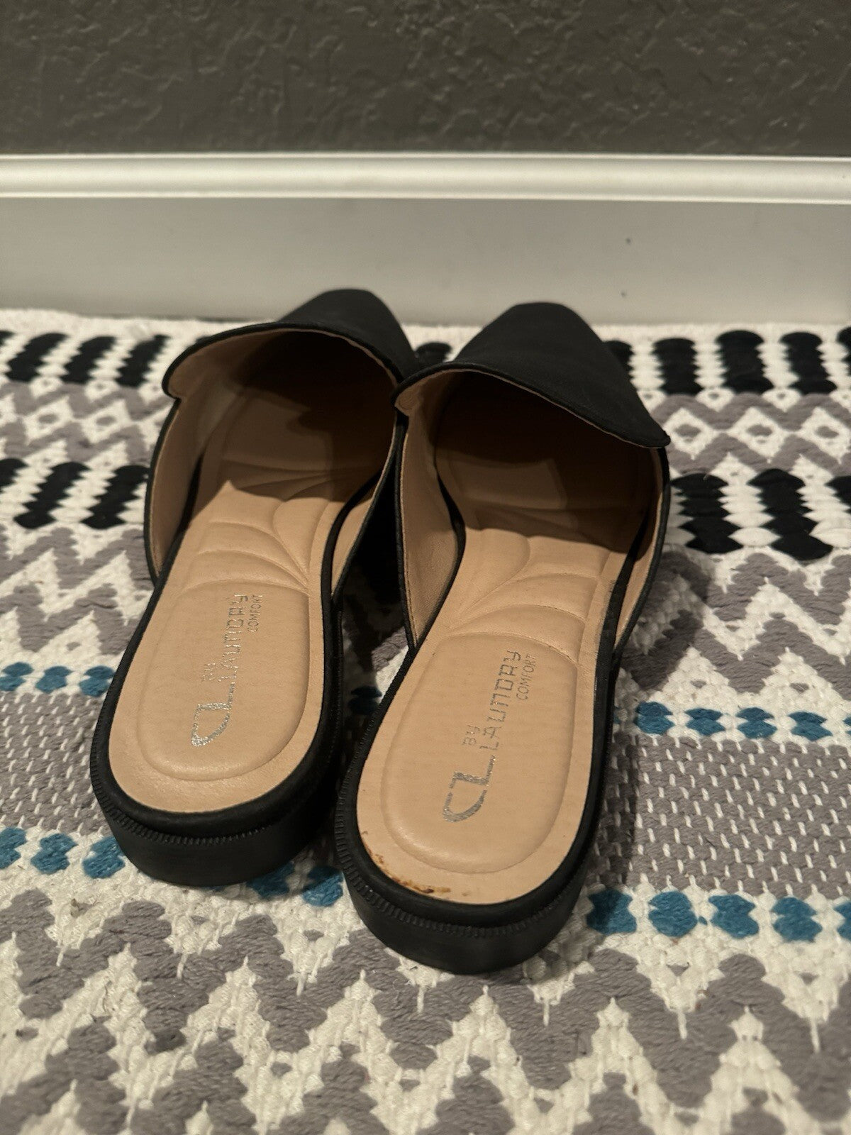 Cl By Laundry Comfort Slip On Shoes Size 9 Black Brand New