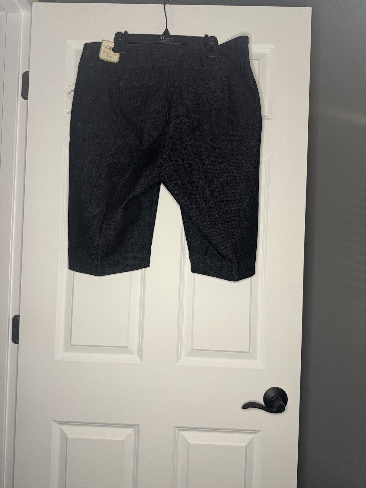 One 5 One Denim Knee Length Shorts Size 18w Blue Nwt