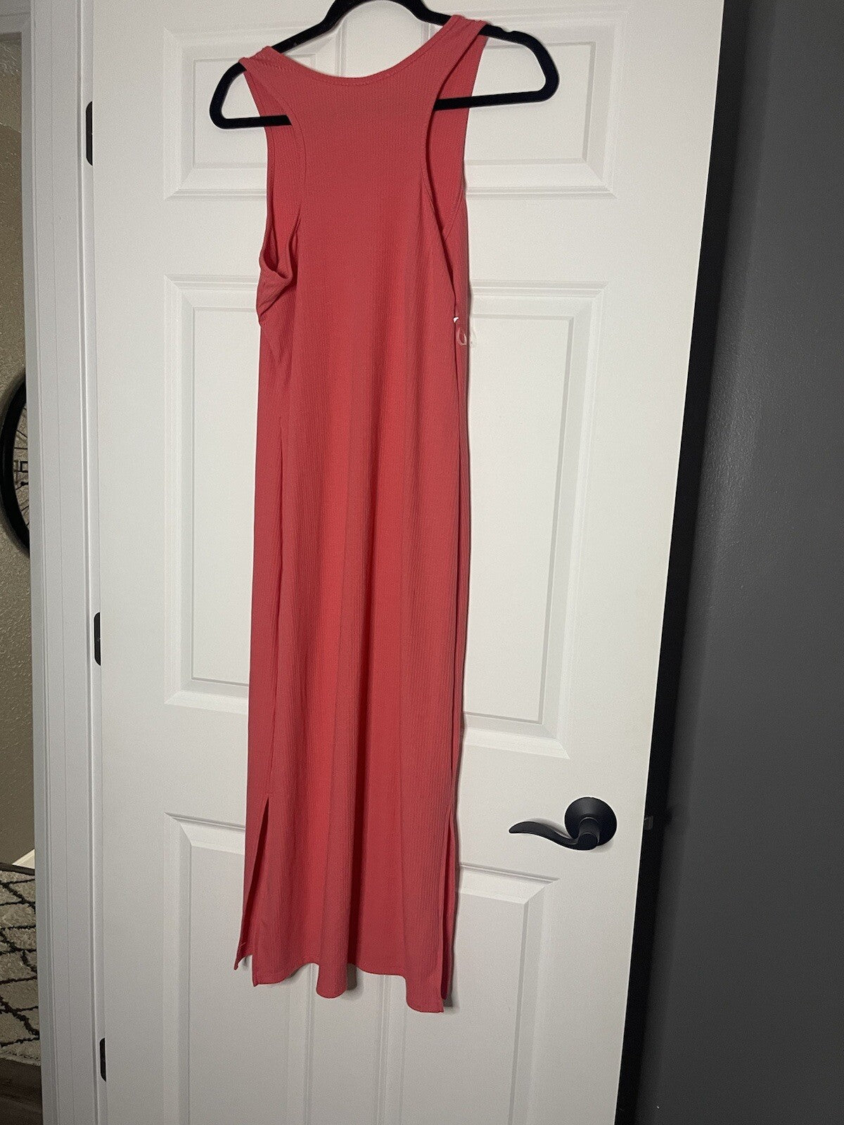 Beeson River Sleeveless Dress Xl Coral/pinkish Slit In Side