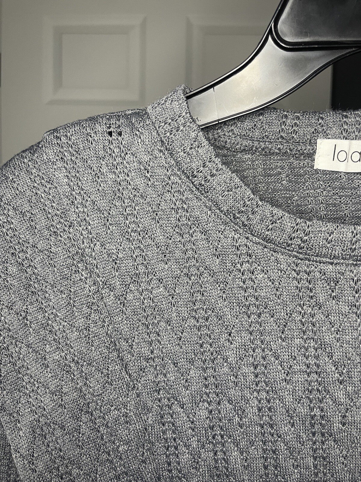 Lola & grace long sleeve knit blouse small tiny hole as shown nwt