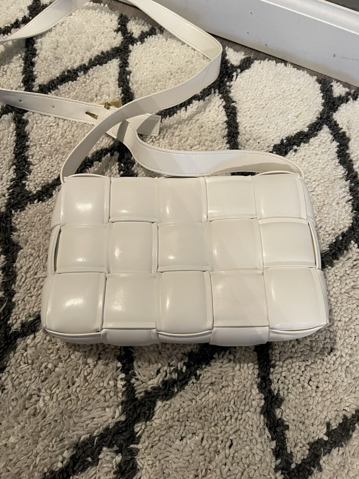 Unbranded Quilted Crossbody White