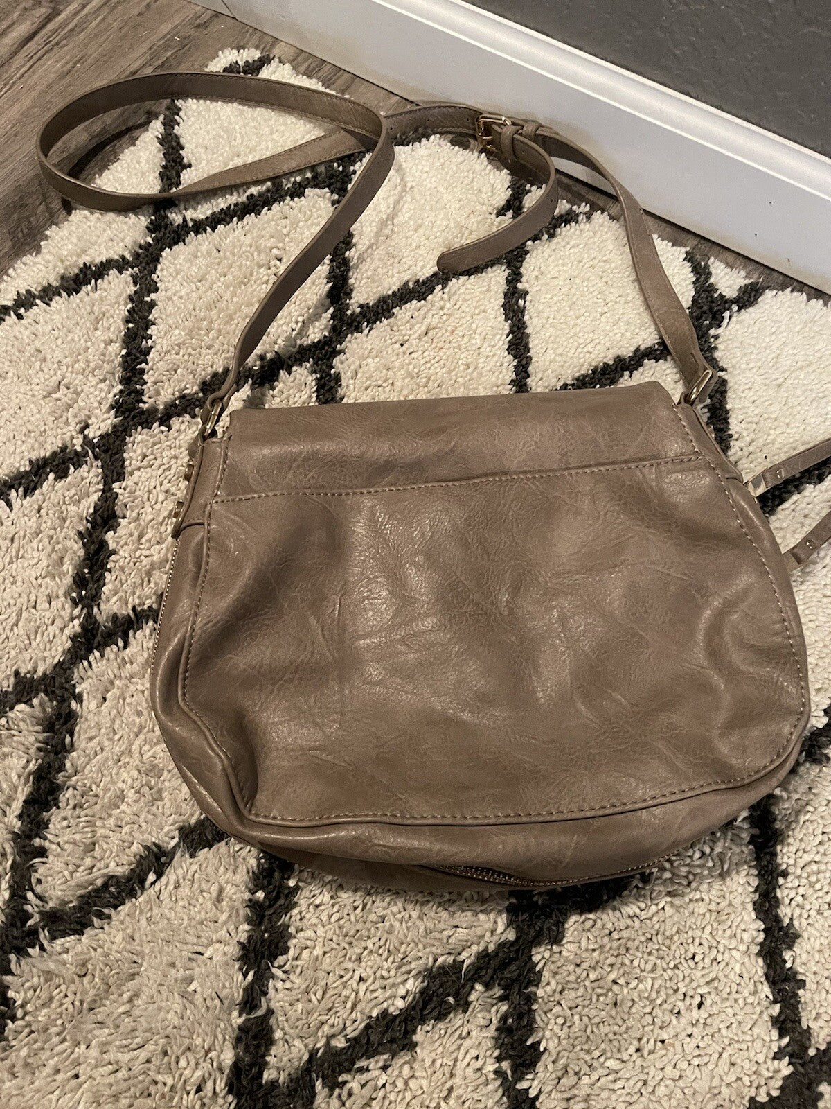 Miztique Taupe Crossbody Purse