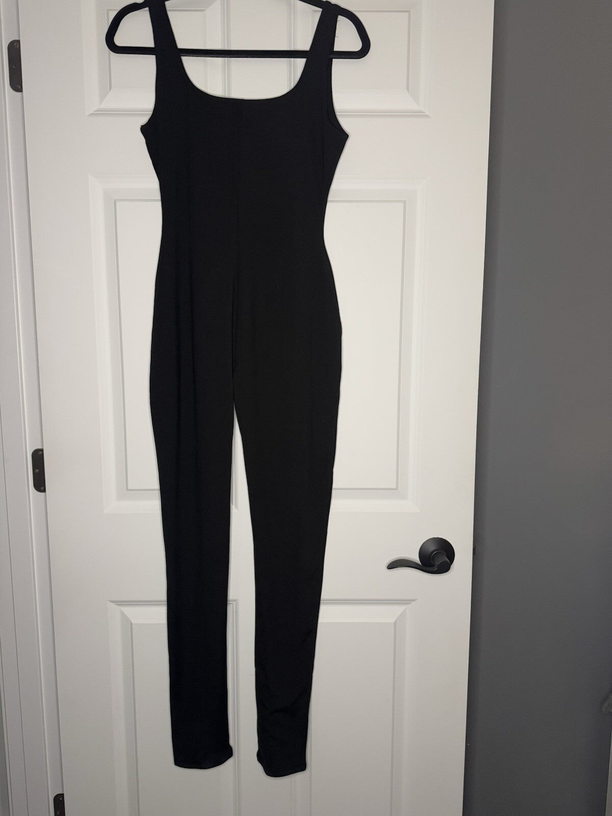 Naked Wardrobe Sleeveless Jumpsuit Large Black Nwt $62