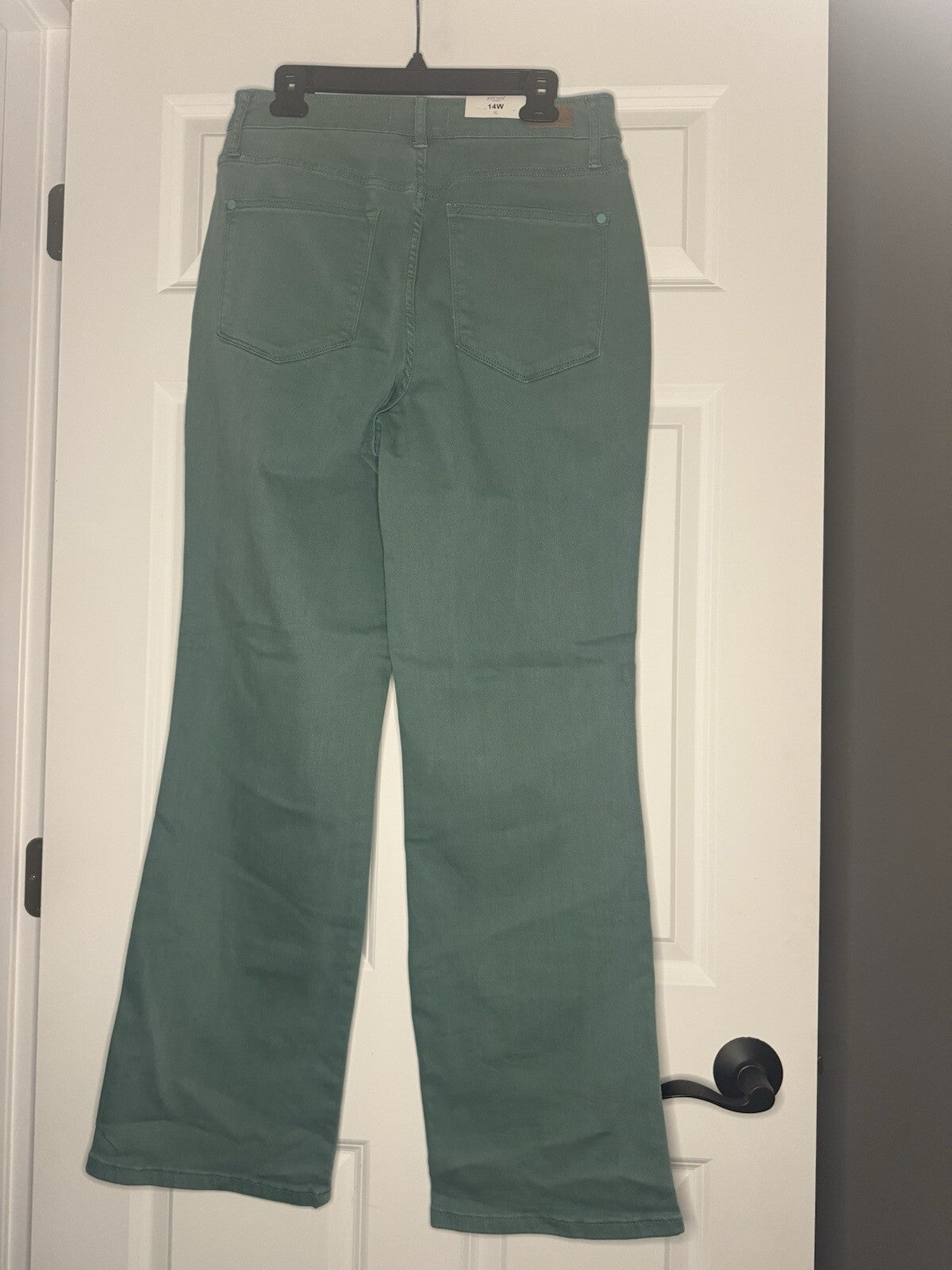 Judy Blue Athena High Rise 90s Straight Jeans 14w Green Nwt