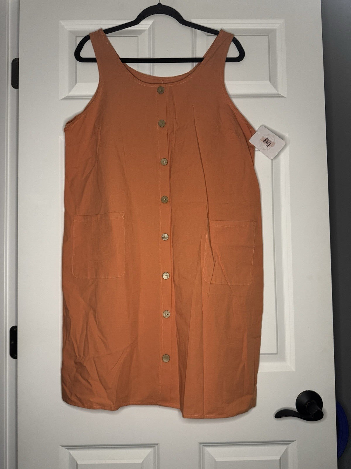 Unbranded Sleeveless Jumper Orange Xl Nwt 36
