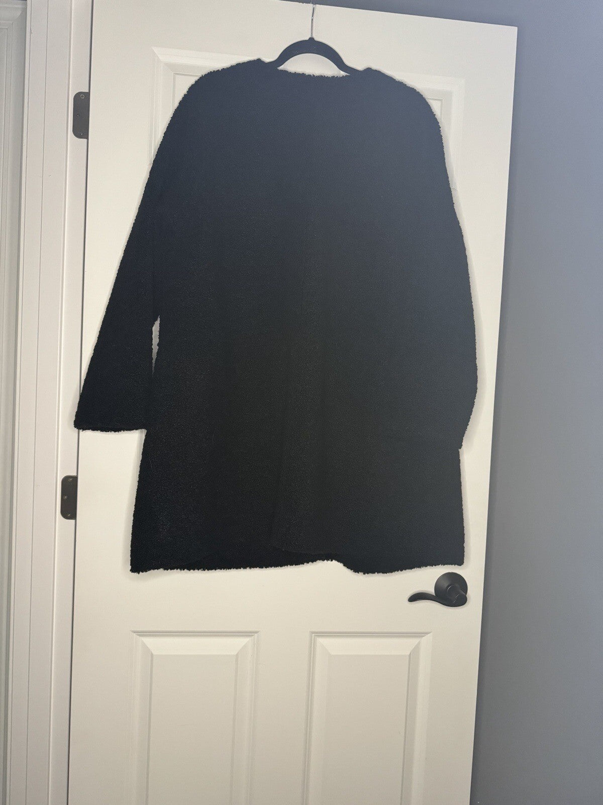 J Jill Pure Jill Sherpa Jacket Black 2x