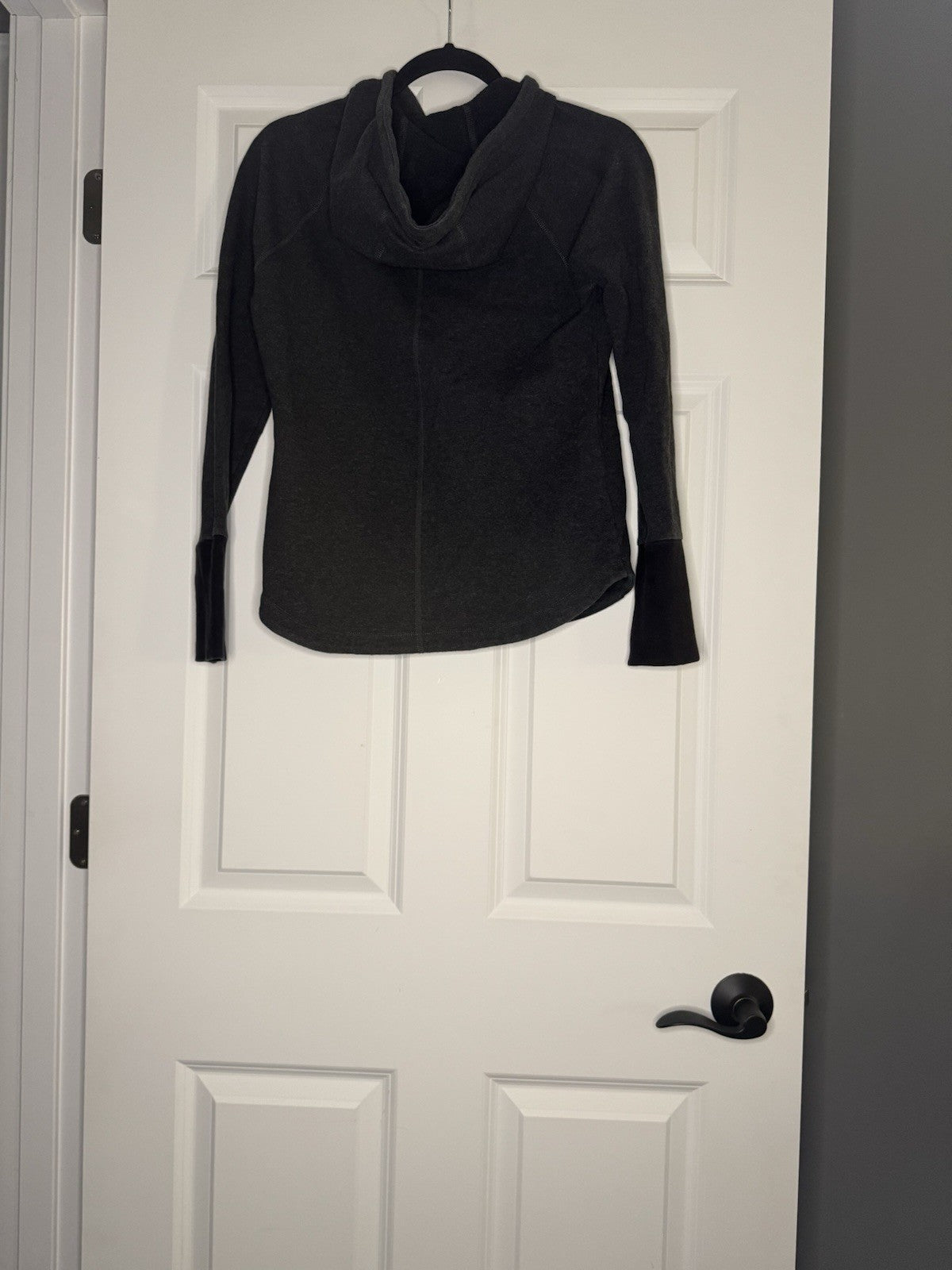 The North face Charcoal Hooded Zipup Sweatshirt Small