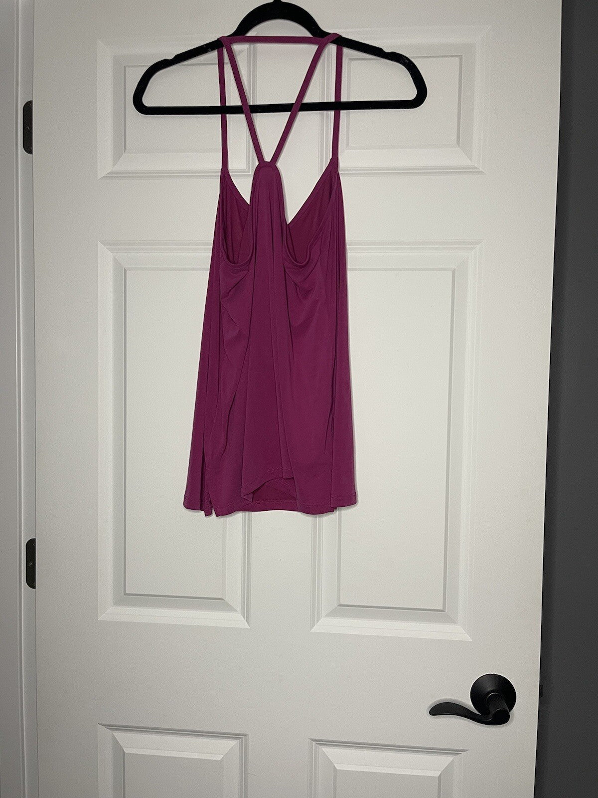 Old Navy Sleeveless Blouse Fuscia Small Nwt Slits In Side