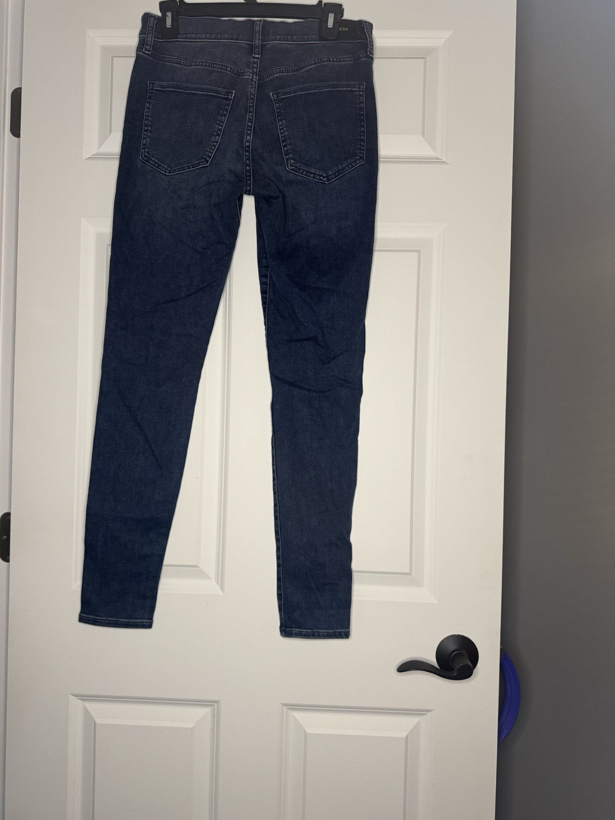 Express Skinny Midrise Jeans 8 Long Blue Nwt 80