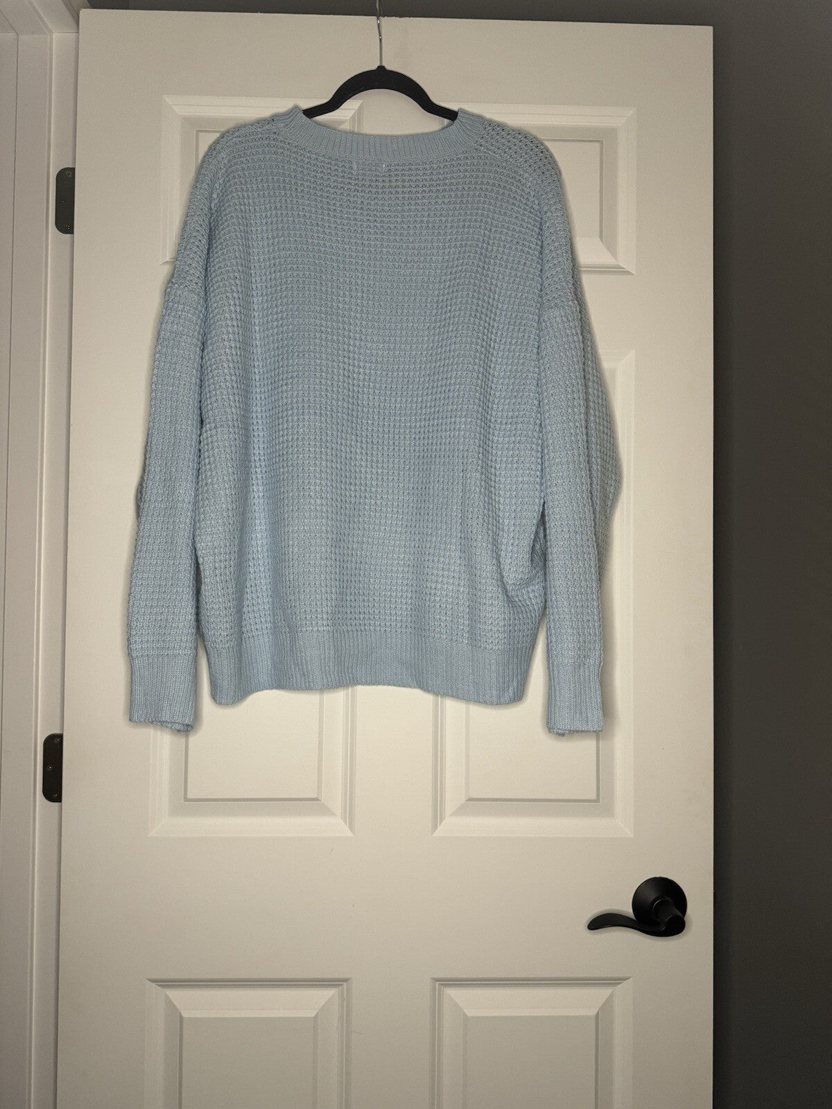 Pulse Knit Sweater Xl Baby Blue