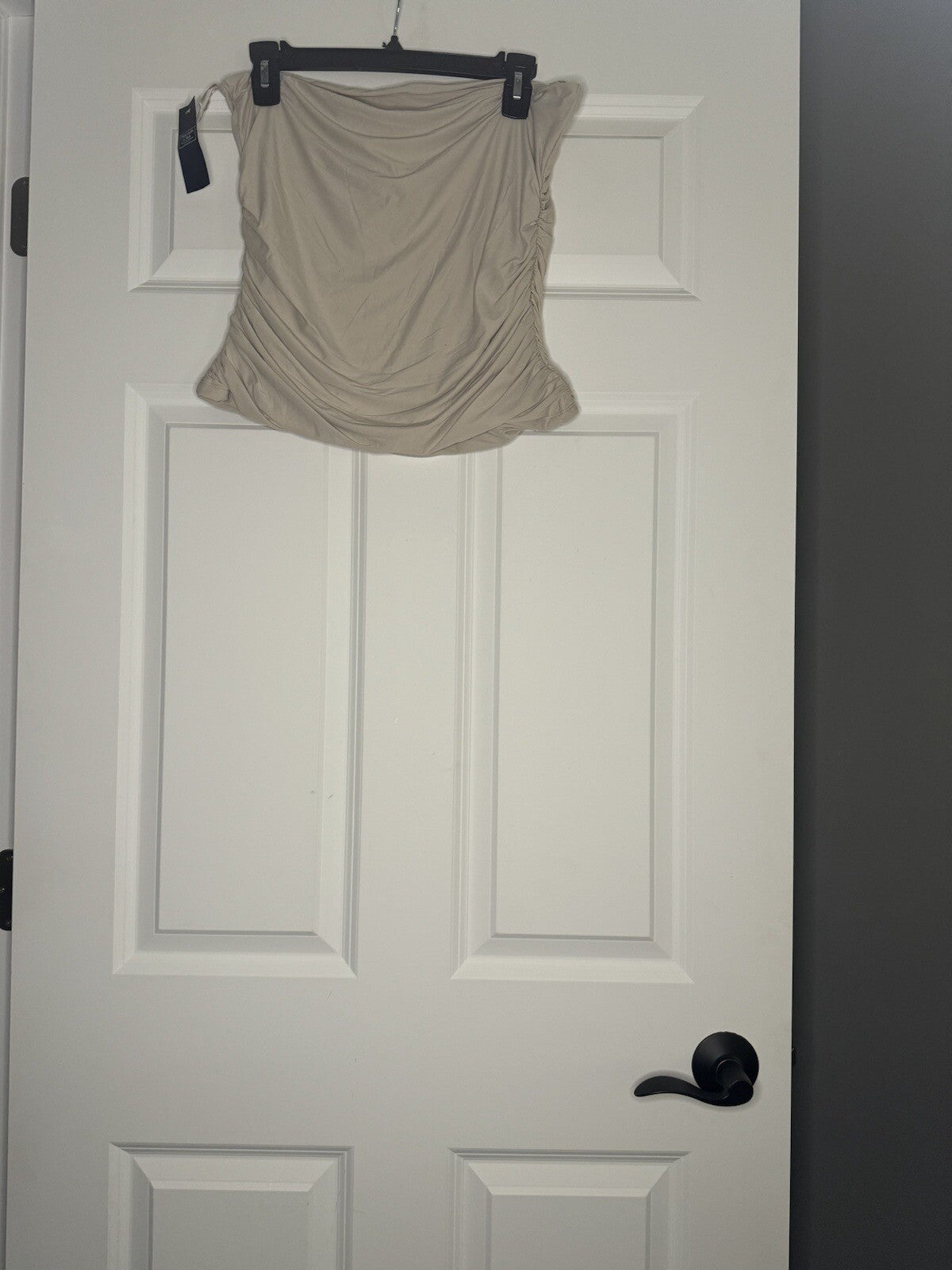 Abercrombie And Fitch Tube Top Large Beige Nwt